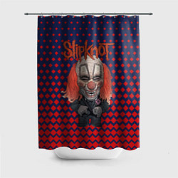 Шторка для душа Slipknot clown, цвет: 3D-принт