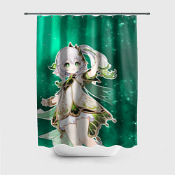 Шторка для душа Дендро Архонт - Нахида, цвет: 3D-принт