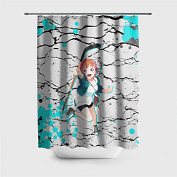 Шторка для душа Манака Мидзусава - Манака Мидзусава, Manaka Mizusa, цвет: 3D-принт
