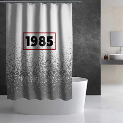 Шторка для душа 1985 - в красной рамке на светлом, цвет: 3D-принт — фото 2