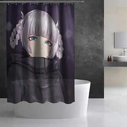 Шторка для душа Милая Надзуна Нанакуса, цвет: 3D-принт — фото 2