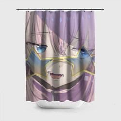 Шторка для душа Хитрая Хитори Гото - Одинокий рокер, цвет: 3D-принт
