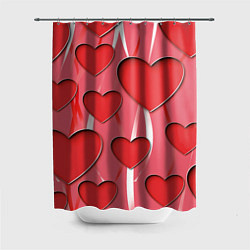 Шторка для душа Святой Валентин для твоих любимых, цвет: 3D-принт