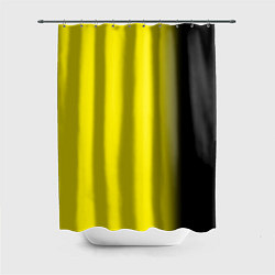 Шторка для душа И черный и желтый, цвет: 3D-принт