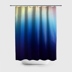 Шторка для душа Blue gradient colors, цвет: 3D-принт