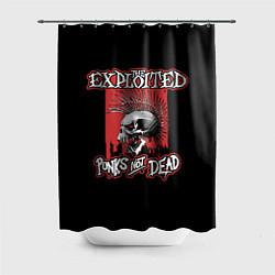 Шторка для душа Exploited - punks not dead, цвет: 3D-принт