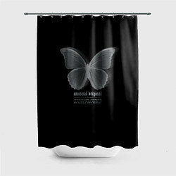 Шторка для душа Butterfly unusualy original, цвет: 3D-принт
