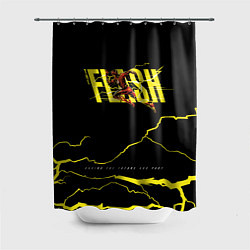 Шторка для душа Superhero Flash, цвет: 3D-принт