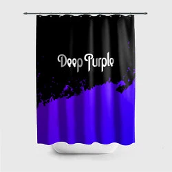Шторка для душа Deep Purple purple grunge, цвет: 3D-принт