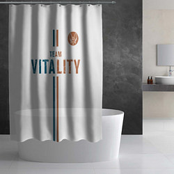Шторка для душа Форма Team Vitality white, цвет: 3D-принт — фото 2