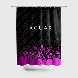 Шторка для душа Jaguar pro racing: символ сверху, цвет: 3D-принт