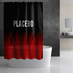 Шторка для душа Placebo red plasma, цвет: 3D-принт — фото 2