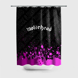 Шторка для душа Motorhead rock legends: символ сверху, цвет: 3D-принт