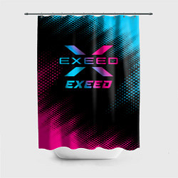 Шторка для душа Exeed - neon gradient, цвет: 3D-принт