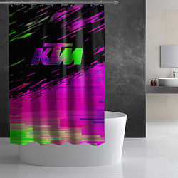 Шторка для душа KTM Freeride, цвет: 3D-принт — фото 2