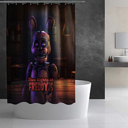 Шторка для душа Five Nights at Freddys Bonnie, цвет: 3D-принт — фото 2