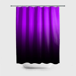 Шторка для ванной Градиент фиолетово-чёрный