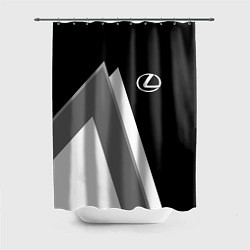 Шторка для душа Лексус - спортивный серый, цвет: 3D-принт