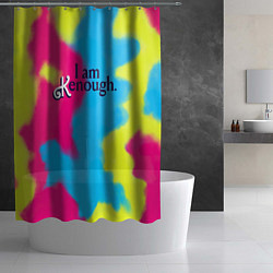 Шторка для душа I Am Kenough Tie-Dye, цвет: 3D-принт — фото 2