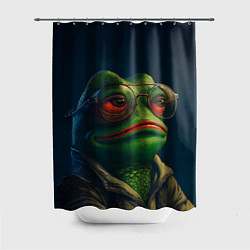 Шторка для душа Pepe frog, цвет: 3D-принт