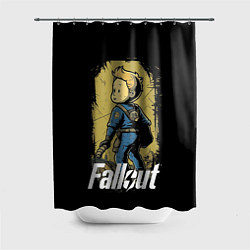 Шторка для душа Fallout boy, цвет: 3D-принт