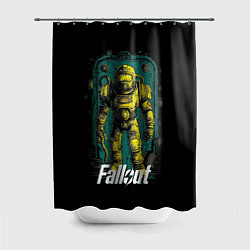 Шторка для душа Fallout poster style, цвет: 3D-принт