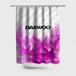 Шторка для душа Daewoo pro racing: символ сверху, цвет: 3D-принт