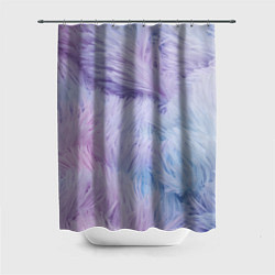 Шторка для ванной Розово-голубая шерсть