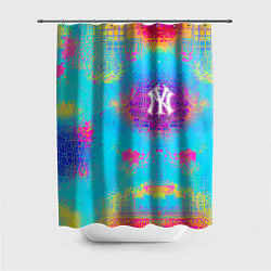 Шторка для душа New York Yankees - baseball team - logo, цвет: 3D-принт