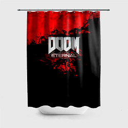 Шторка для душа Doom blood game, цвет: 3D-принт