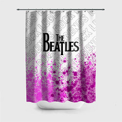 Шторка для душа The Beatles rock legends посередине, цвет: 3D-принт