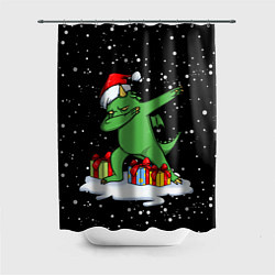 Шторка для душа Dragon dab, цвет: 3D-принт