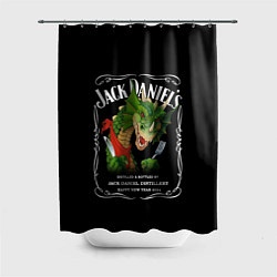 Шторка для душа Джек Дэниэлс - 2024, цвет: 3D-принт