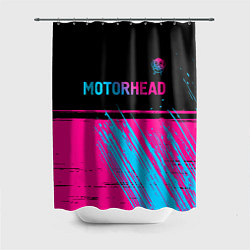 Шторка для душа Motorhead - neon gradient посередине, цвет: 3D-принт