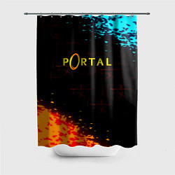 Шторка для душа Portal x Half life, цвет: 3D-принт