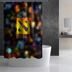Шторка для душа Dota allgame, цвет: 3D-принт — фото 2