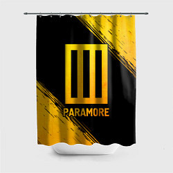 Шторка для душа Paramore - gold gradient, цвет: 3D-принт