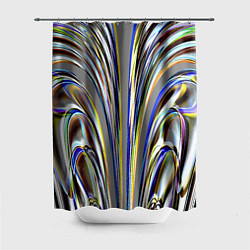 Шторка для ванной Струйчатый перламутровый узор