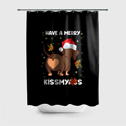 Шторка для душа Have a merry kissmyass, цвет: 3D-принт