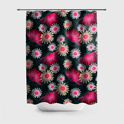 Шторка для душа Floral pattern, цвет: 3D-принт