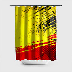 Шторка для душа Borussia color краски спорт, цвет: 3D-принт