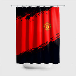Шторка для душа Manchester United colors sport, цвет: 3D-принт
