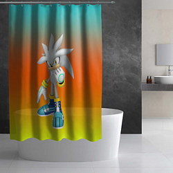 Шторка для душа Сильвер Соник, цвет: 3D-принт — фото 2
