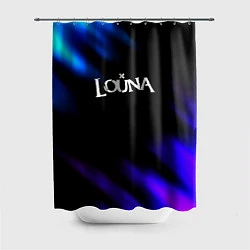 Шторка для душа Louna neon bend, цвет: 3D-принт