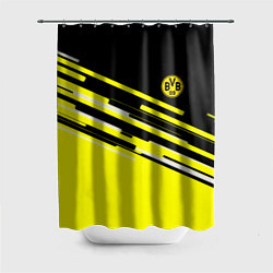 Шторка для душа Borussia текстура спорт, цвет: 3D-принт