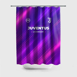 Шторка для душа Juventus legendary sport grunge, цвет: 3D-принт