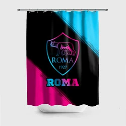 Шторка для душа Roma - neon gradient, цвет: 3D-принт