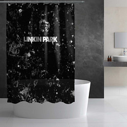 Шторка для душа Linkin Park black ice, цвет: 3D-принт — фото 2