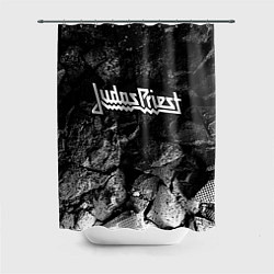 Шторка для душа Judas Priest black graphite, цвет: 3D-принт