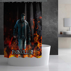 Шторка для душа Painkiller - Daniel Garner, цвет: 3D-принт — фото 2